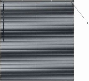 vidaXL Zsalugáter Redőnyök Sötétszürke 175 x 155 cm Alumínium