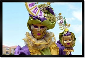 Poszterek keretben 60x40 Maszkok farsangra