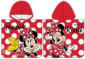 Disney Minnie Always Be Kind strand törölköző poncsó 50x115 cm