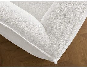 Fehér buklé kanapé 242 cm Giorgia – Bobochic Paris