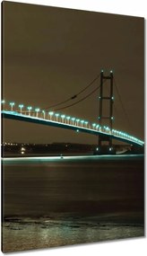 Vászonkép 80x120 Kék fények a hídon