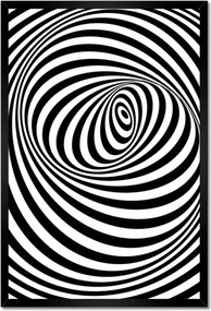 Poszterek keretben 40x60 Absztrakt fekete-fehér