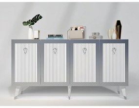 Bare White and Silver szekrény