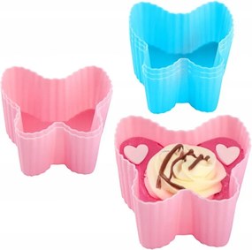 Szilikon sütőformák Pillangók 5 cm, 6 db