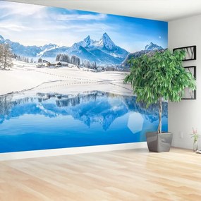 Fotótapéta téli Alpok 104x70 cm