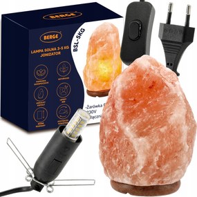 Sólámpa 3-5kg Ionizátor Himalája Éjjeli Só Irodai Kész Szett