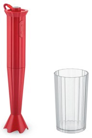 Plisse botmixer, piros, átm. 7 cm - Alessi