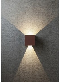 Redo 90298 - LED kültéri fali lámpatest VARY 2xLED/10W/230V 3000K IP54 barna