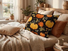 Mikroszálas párnahuzat ORANGE PUMPKINS 70x90 cm, színes