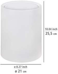 Wenko Atri 6 l hulladékgyűjtő kosár, fehér