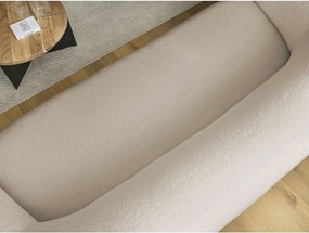 Bézs buklé kanapé 193 cm Elina – Bobochic Paris