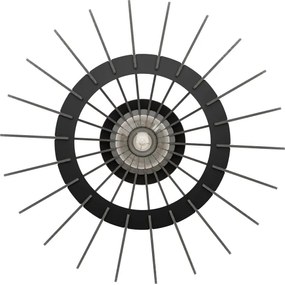 Eglo 900999 - Mennyezeti lámpa COSSANO 1xE27/40W/230V átm. 38 cm fekete