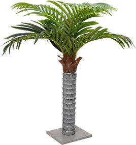 vidaXL zöld mű pálmafa 6 levéllel 100 cm