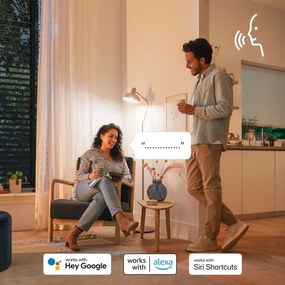 3 darabos szett Philips SMART A60 E27 LED RGB dimmelhető izzó 8,8W/230V 2200-6500K