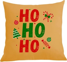 Karácsonyi párna párnahuzat Ho Ho Ho