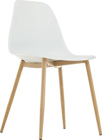 Szék, fehér/natúr, SINTIA