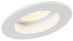 Okos süllyesztett spotlámpa fehér kerek dönthető, Wi-Fi GU10-zel - Chuck