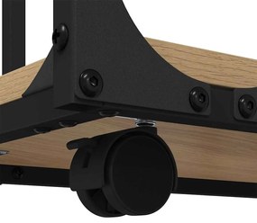 Oldal asztal polcokkal Artisan tölgy 50 x 35 x 55.5 cm Faanyag