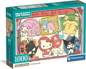 Hello Kitty Forever Friends 1000 db-os Compact puzzle Clementoni