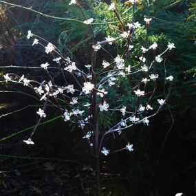 LED RGBW Napelemes lámpa TREE LED/0,1W/1,2V 600 mAh IP44 barna