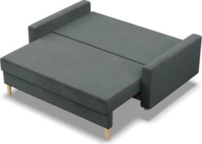 Etna kanapé, bársony, bonell töltet, szürke