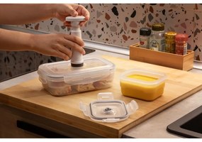 Food Saver 3 db-os élelmiszerdoboz szett vákuumpumpával - Compactor