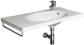 Mosdó bútorba Jika Tigo 80x38,5 cm fehér színben fényes felülettel csaptelep nyílás jobbra 1221.8.000.106.1