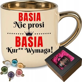Basia bögre nem kér Basia tyúkok ajándék bögre Basi