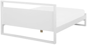 Franciaágy 180 cm GIACOMO (ágyráccsal) (fehér). 1007287