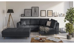 Sötétszürke lábtartó Ariella – Ropez