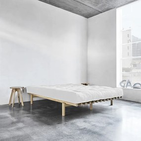 Norovi fenyő franciaágy ágyráccsal 180x200 cm Pace – Karup Design