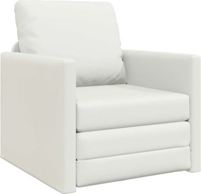vidaXL Kanapéágy 60cm Fehér Mübőr