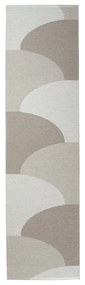 Bézs kültéri-beltéri futószőnyeg 70x270 cm Hill Dark Linen – Pappelina
