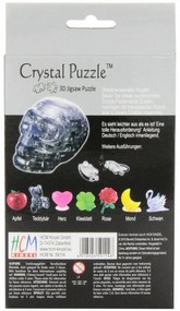 HCM Kinzel 3D kristály puzzle koponya, 49 db