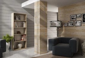 Odell R60 polcos szekrény, 60x182x30 cm, sonoma