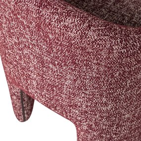 Borvörös kárpitozott irodai szék Cordo – WOOOD