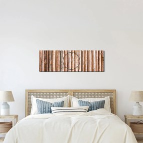 Kép - Bambusz (órával) (90x30 cm)