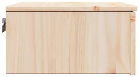 Éjjeli asztal 2 pcs Barna 37 x 35 x 18.5 cm Tömör fenyőfa
