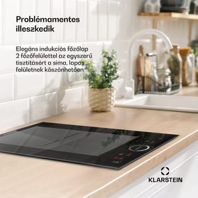 Klarstein Delicatessa Slim, indukciós főzőlap, 3500 W, időzítő, fekete