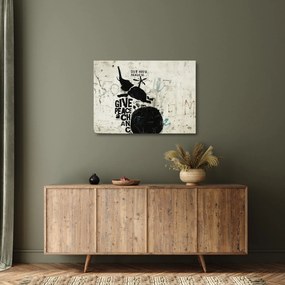 Kép - Slon nad zemou  (üvegen) (70x50 cm)