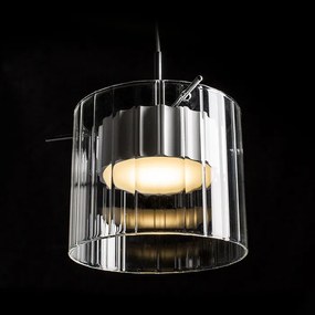 RENDL ESTRA I závěsná bílá čiré sklo 230V LED 5W 3000K