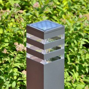 Kültéri lámpa TEKSAS 1xE27/12W/230V IP44, 44 cm, antracit