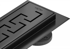 Mexen Flat M15 vonalmenti lefolyó 100 cm, fekete - 1724100-15