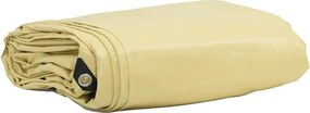 vidaXL Ponyva 650g / m² Bézs 2 x 3 m Vászon PVC bevonattal
