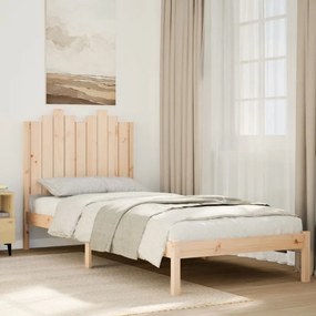 tömör fa extra hosszú ágykeret matrac nélkül 100 x 220 cm