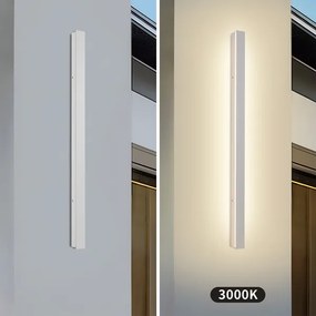 BRILAGI -LED kültéri fali lámpatest LINEAR LED/22W/230V 3000K IP65 100 cm fehér CRI 90