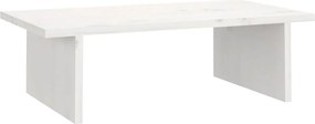 vidaXL fehér tömör fenyőfa monitorállvány 50x27x15 cm
