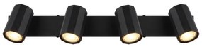 Globo 57918-4B - Spotlámpa JAMES 4xGU10/25W/230V fekete