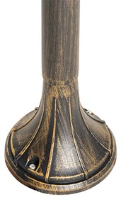 Klasszikus kültéri lámpa antik arany 100 cm IP44 - Daphne