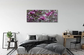 Üvegképek lila magnólia 125x50 cm